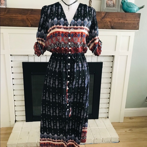 Beautiful Boho Maxi Dress - Picture 4 of 5